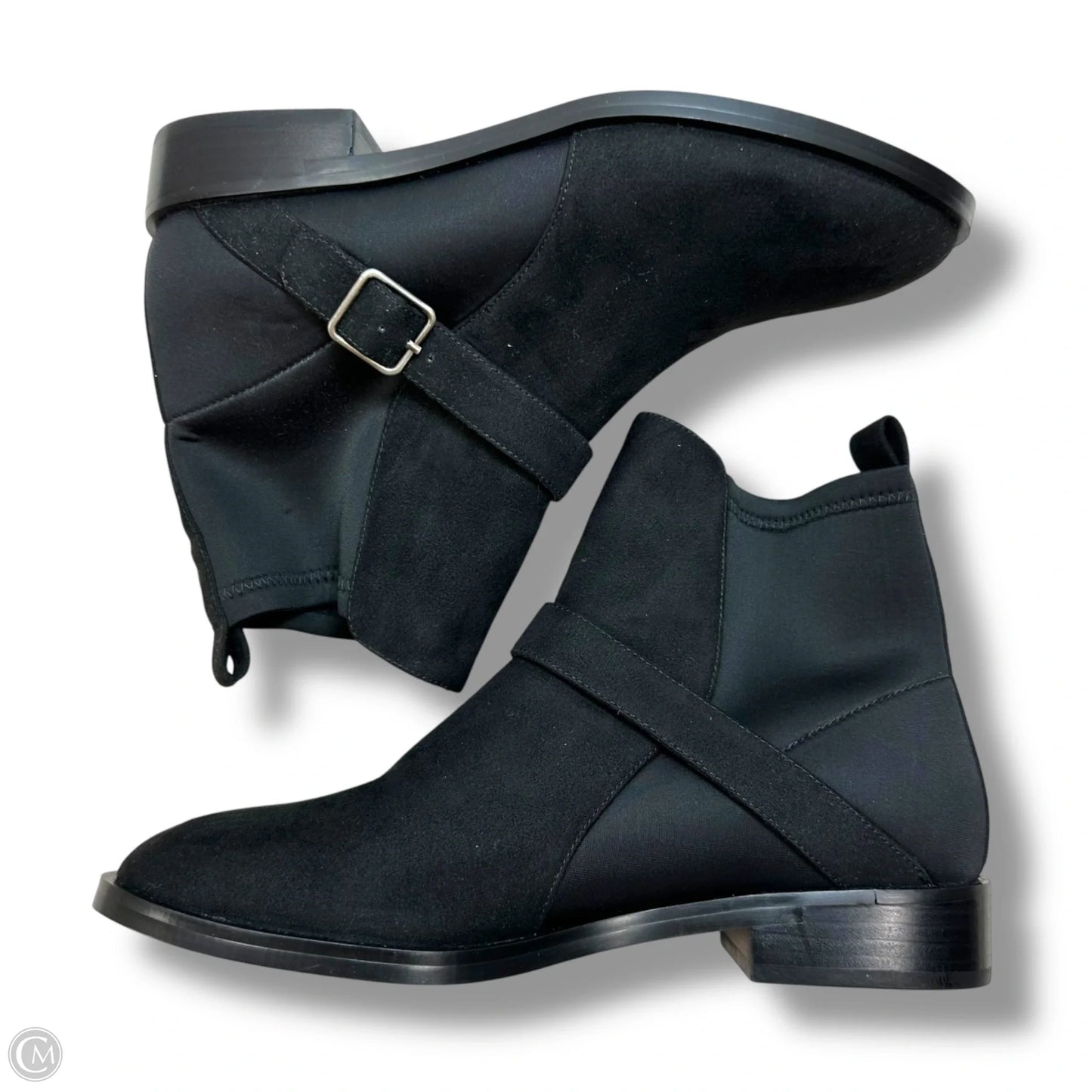 Boots Ankle Heels By Aerosoles In Black, Size: 7