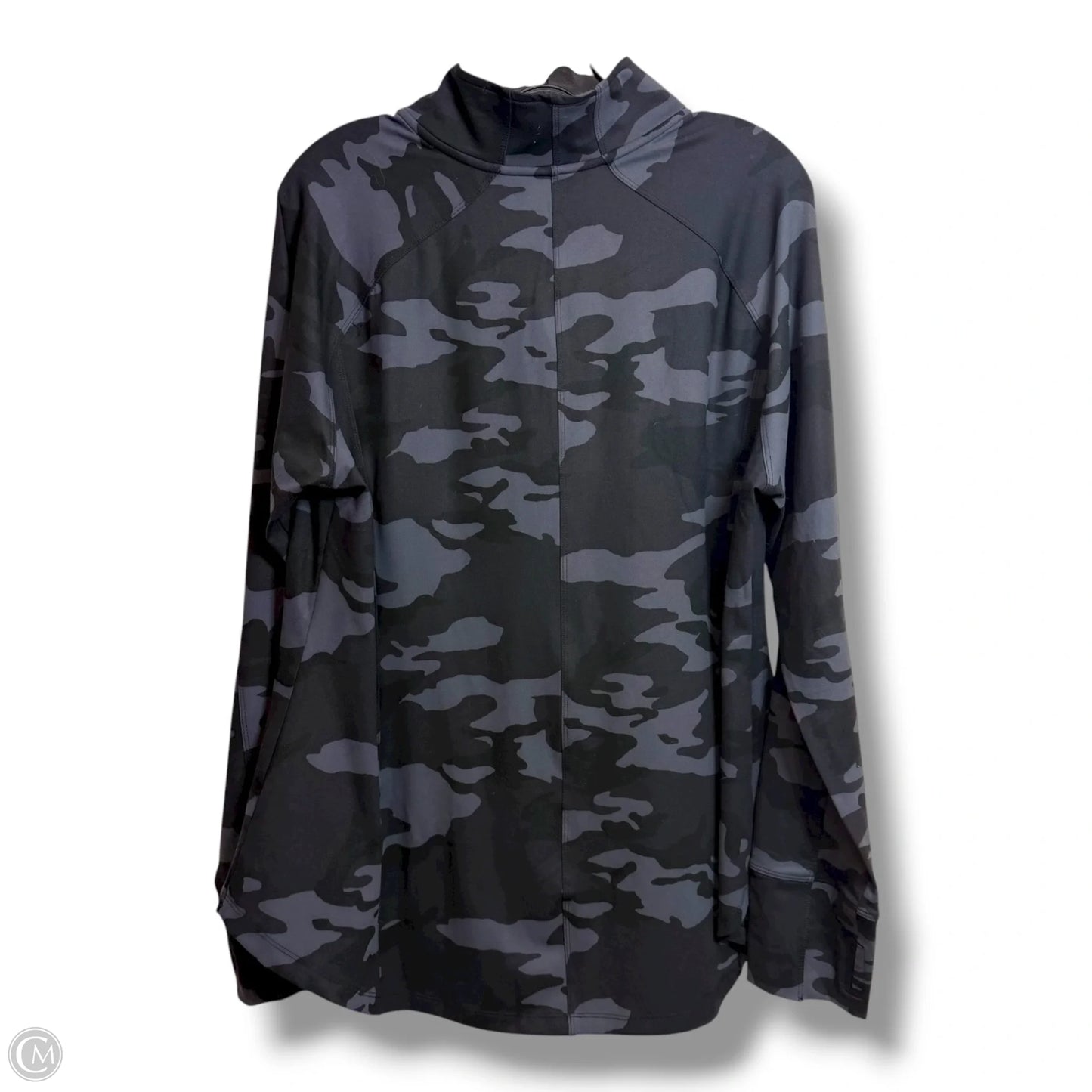 Athletic Jacket By Livi Active In Camouflage Print, Size: 1x