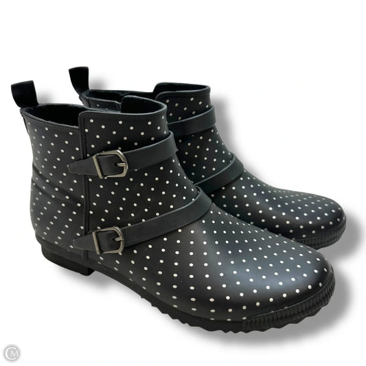 Boots Rain By Clothes Mentor In Black, Size: 10