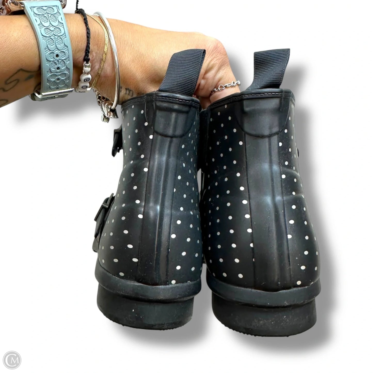 Boots Rain By Clothes Mentor In Black, Size: 10