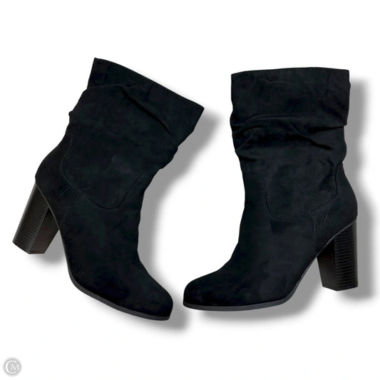 Boots Ankle Heels By Style And Company In Black, Size: 12