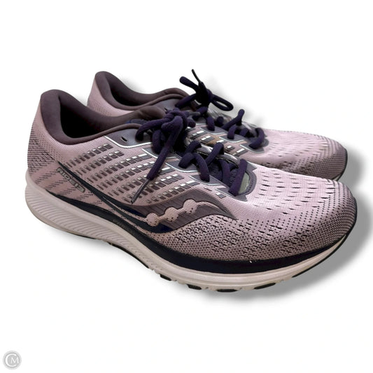 Shoes Sneakers By Saucony In Purple, Size: 9.5