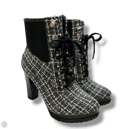 Boots Ankle Heels By Shoedazzle In Black, Size: 10
