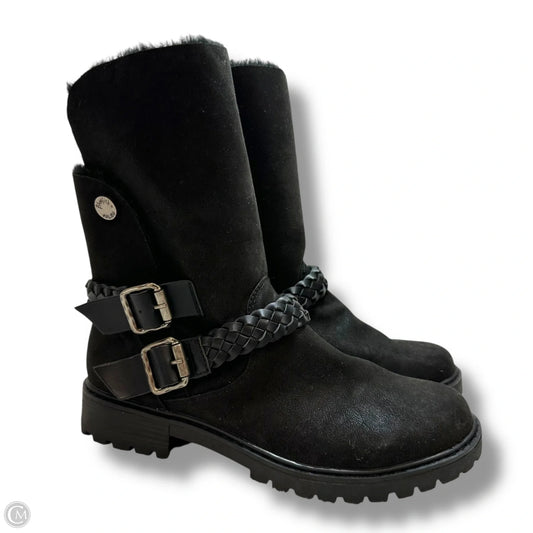 Boots Ankle Flats By Blowfish In Black, Size: 10