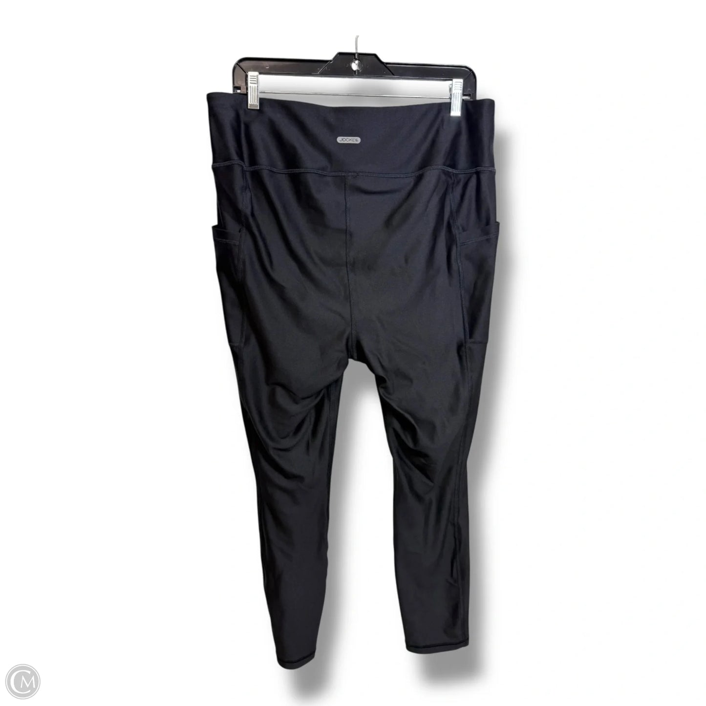 Athletic Leggings By Jockey In Black, Size: 1x