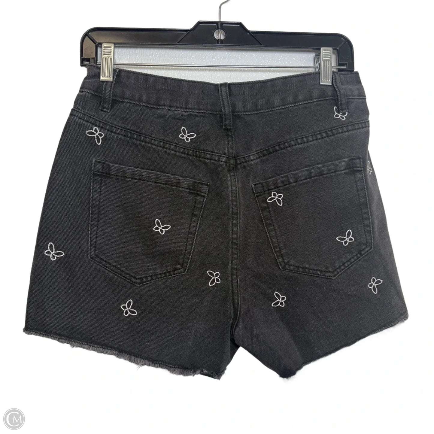 Shorts By Clothes Mentor In Black Denim, Size: 4