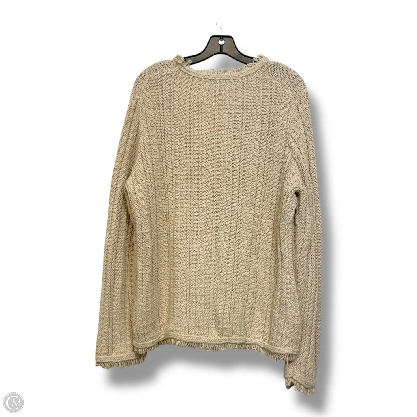 Cardigan By J. Crew In Ivory, Size: Xl