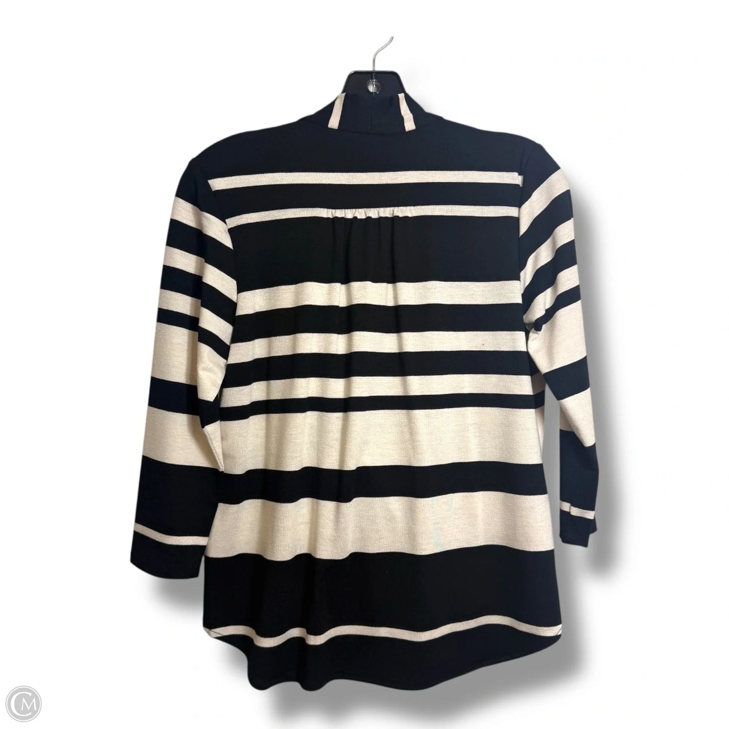 Top 3/4 Sleeve By Deletta In Striped Pattern, Size: Xs