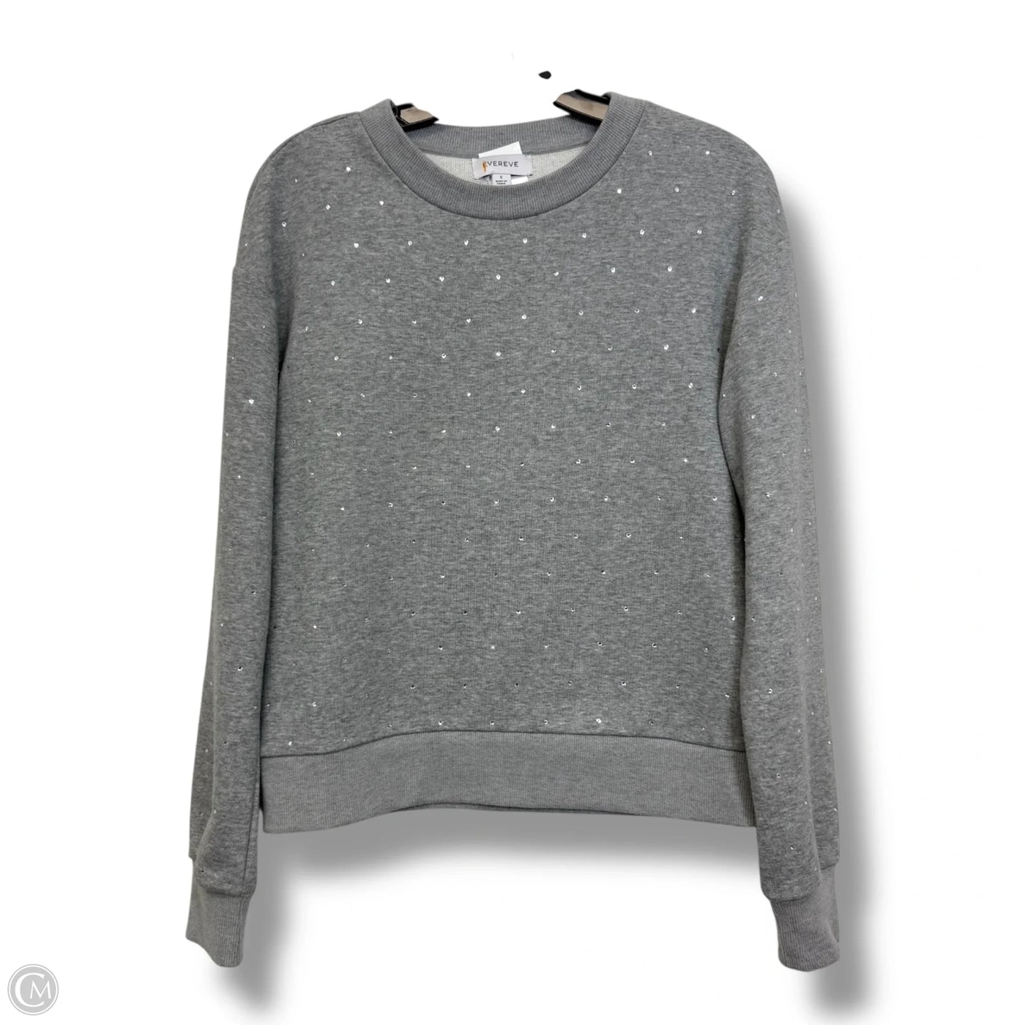 Sweatshirt Crewneck By Evereve In Grey, Size: S