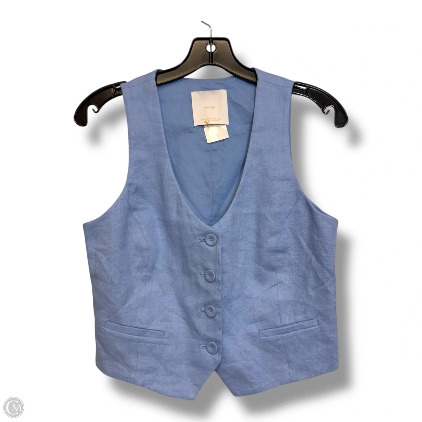 Vest Other By Mng In Blue, Size: Xs