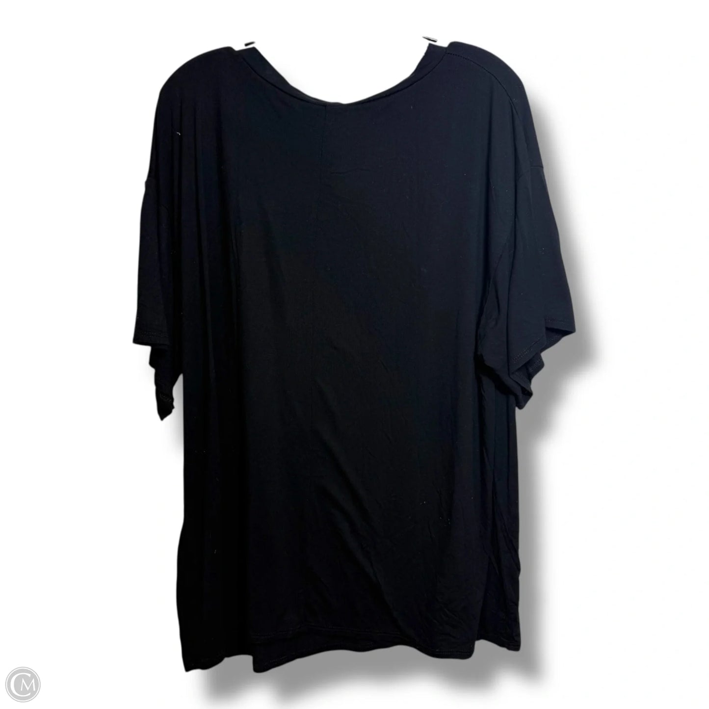 Top Short Sleeve By Sew In Love In Black, Size: Xl