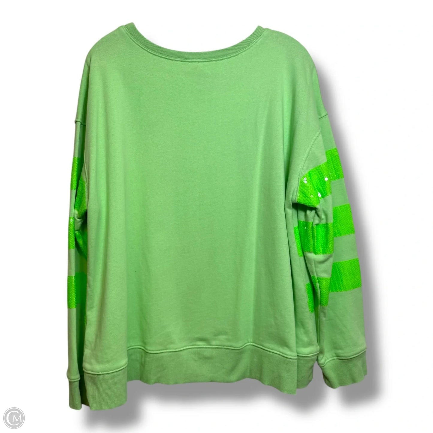 Top Long Sleeve By Fantastic Fawn In Green, Size: M