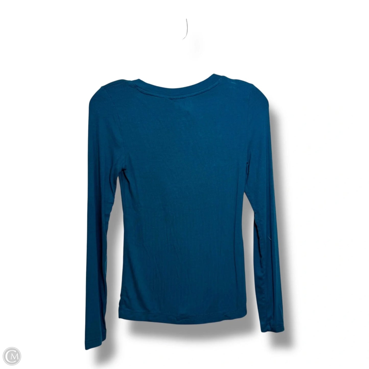 Top Long Sleeve Basic By Loft In Aqua, Size: Xs