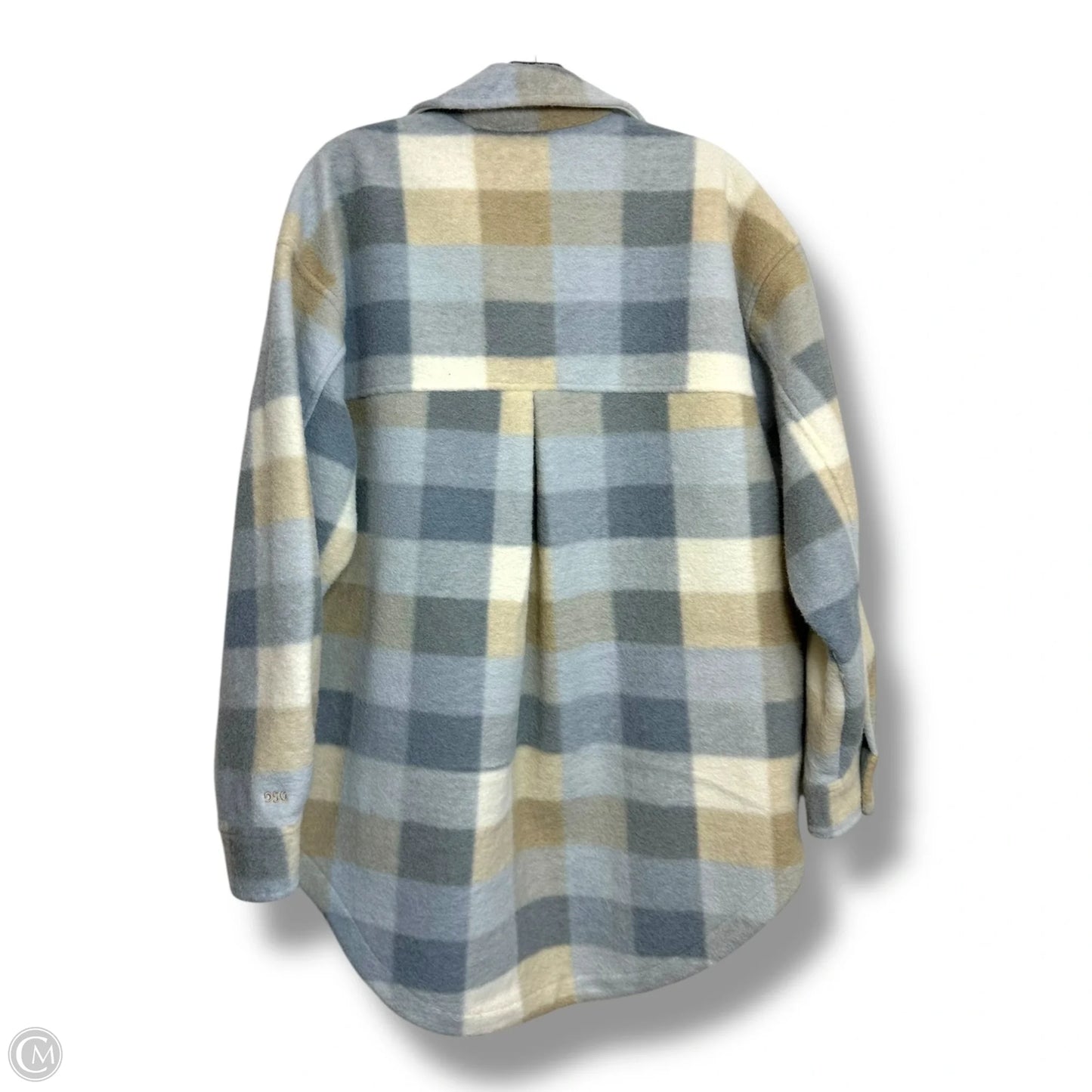 Jacket Shirt By Dsg Outerwear In Blue, Size: M