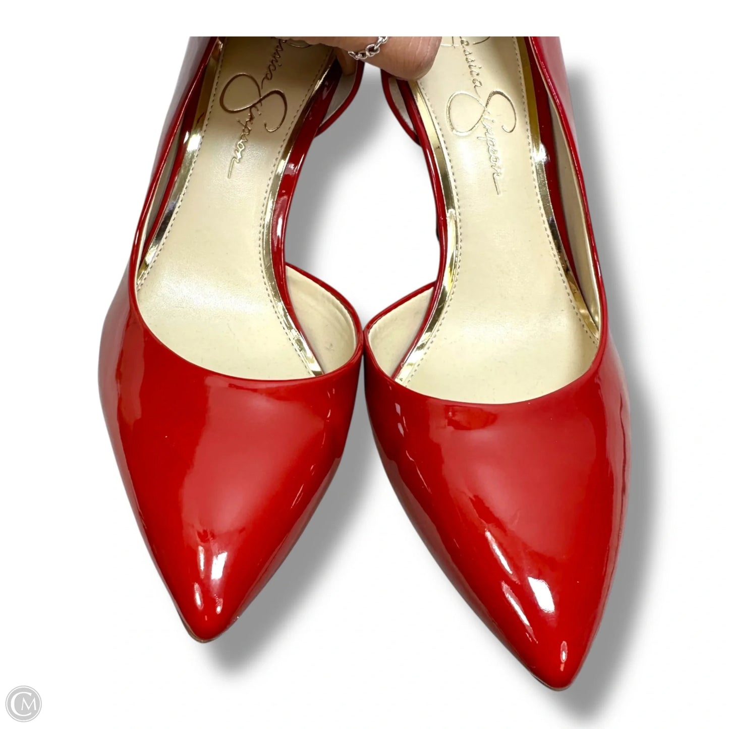 Shoes Heels Stiletto By Jessica Simpson In Red, Size: 9