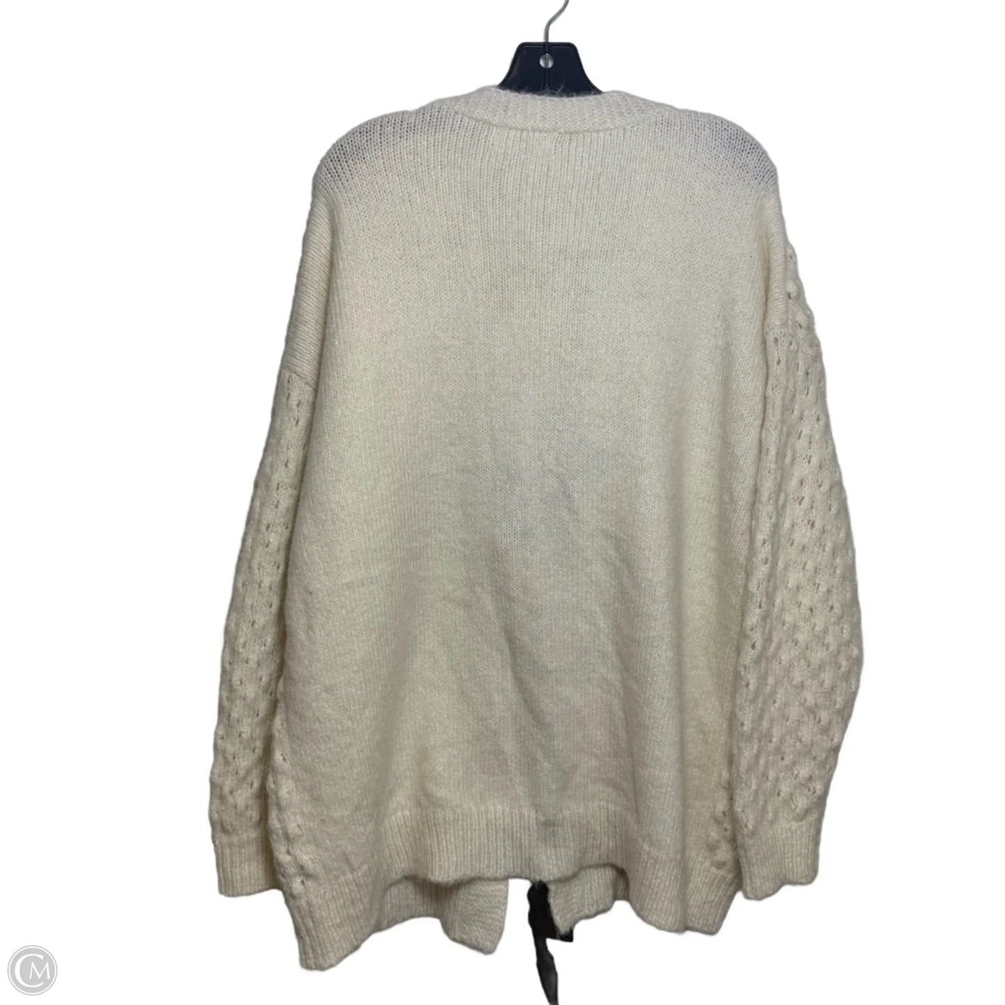 Cardigan By First Love In Ivory, Size: Xl