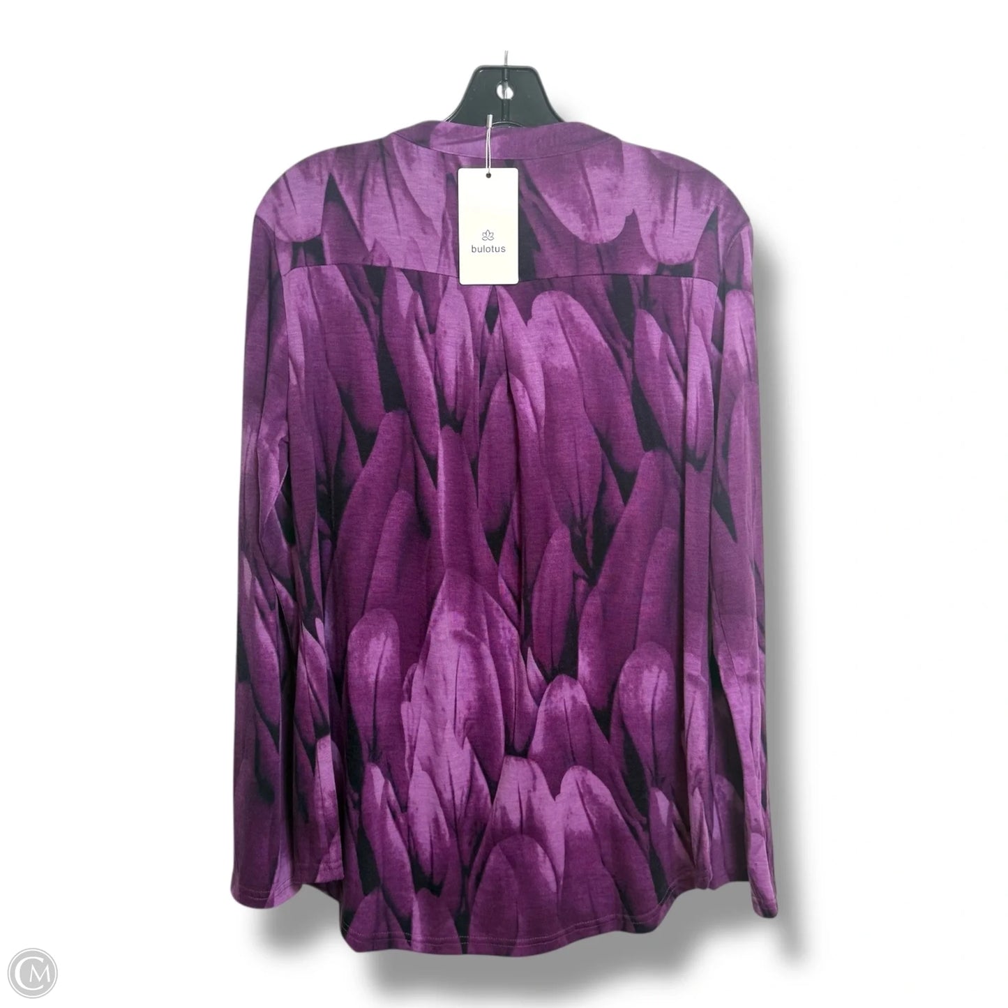 Top Long Sleeve By Clothes Mentor In Purple, Size: L