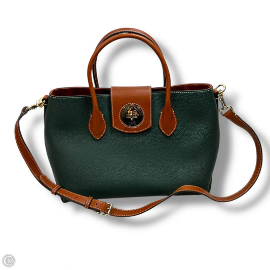 Pebble Turnlock Handle Tote 30 Handbag Designer By Dooney And Bourke, Size: Large