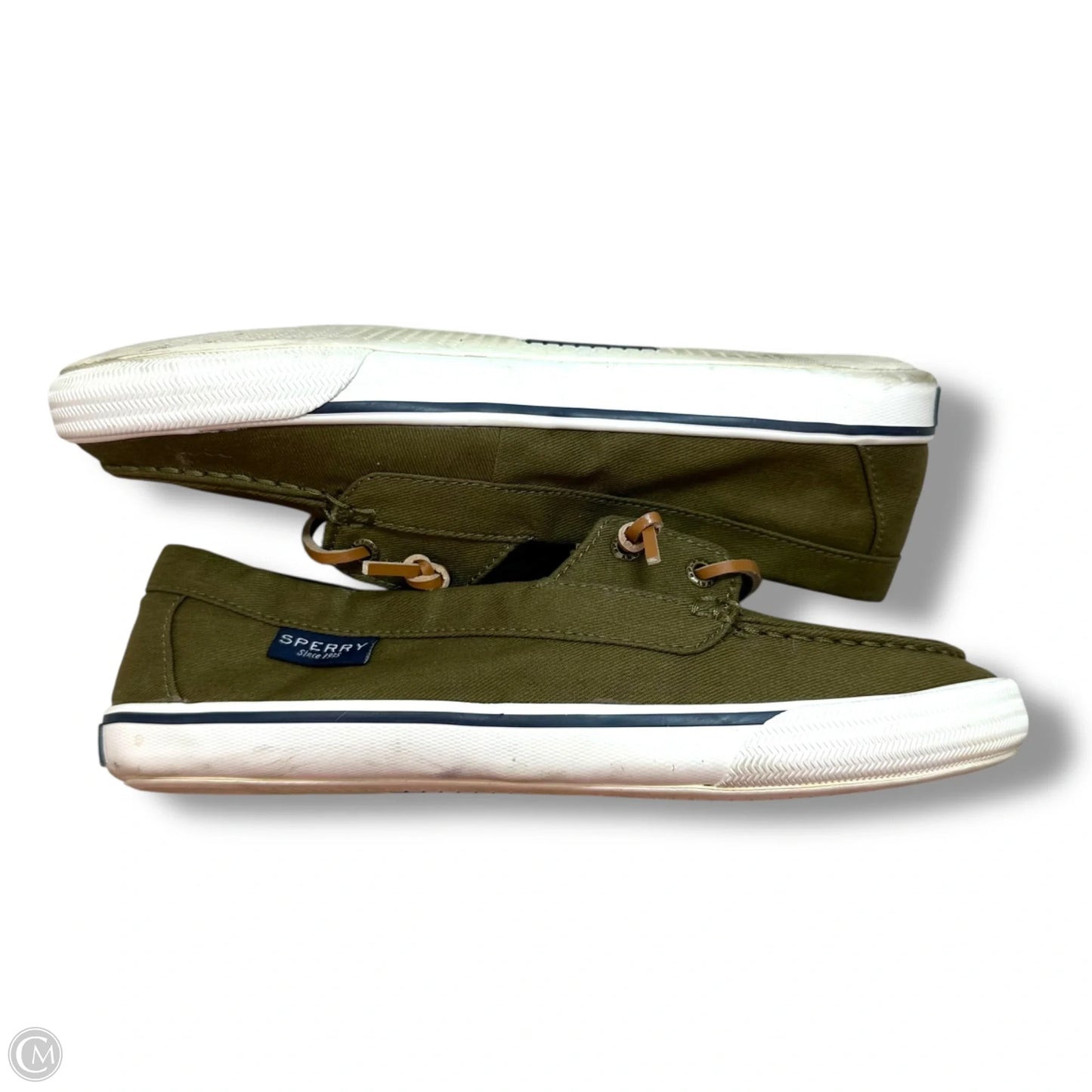 Shoes Flats By Sperry In Green, Size: 8