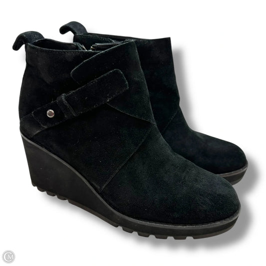 Boots Ankle Heels By Eileen Fisher In Black, Size: 7