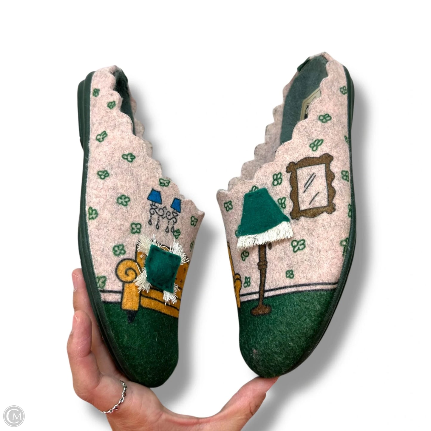 Shoes Flats By Cme In Green