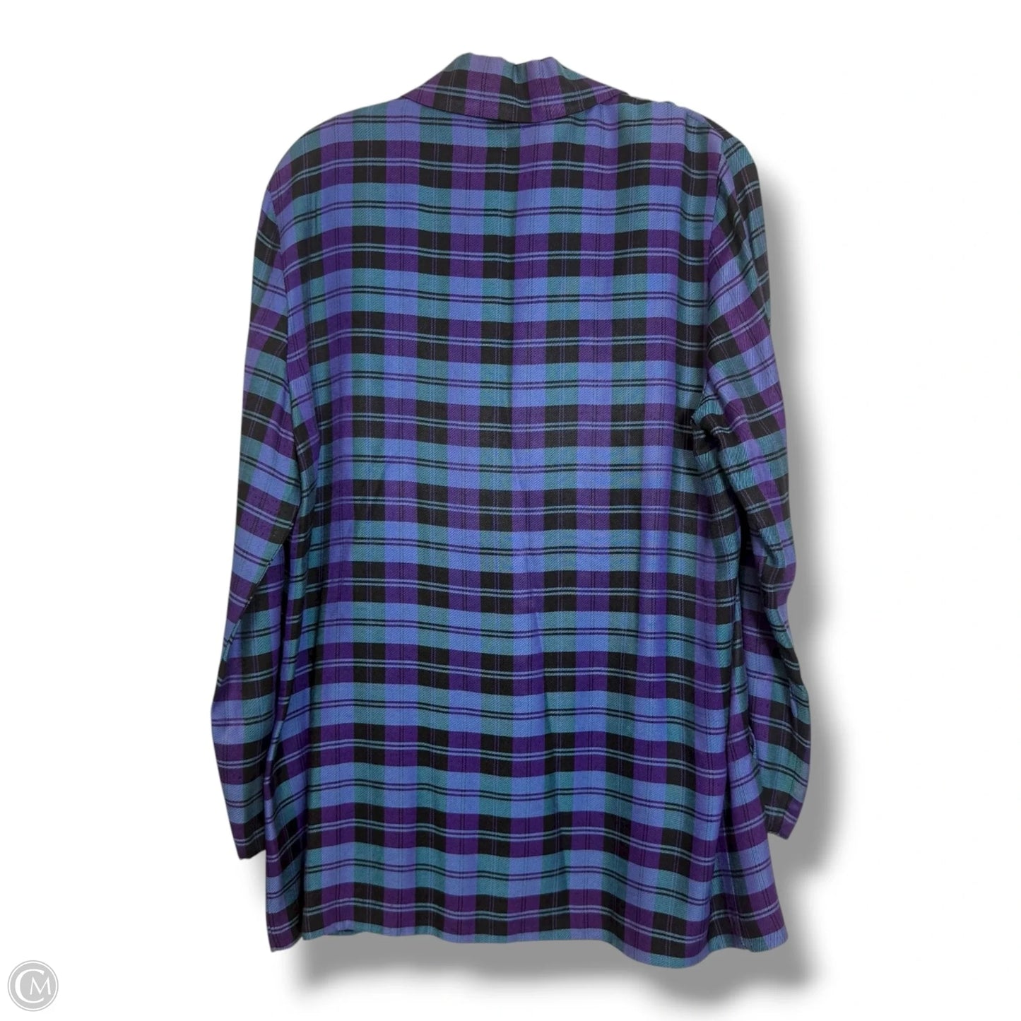 Blazer By Clothes Mentor In Purple, Size: S