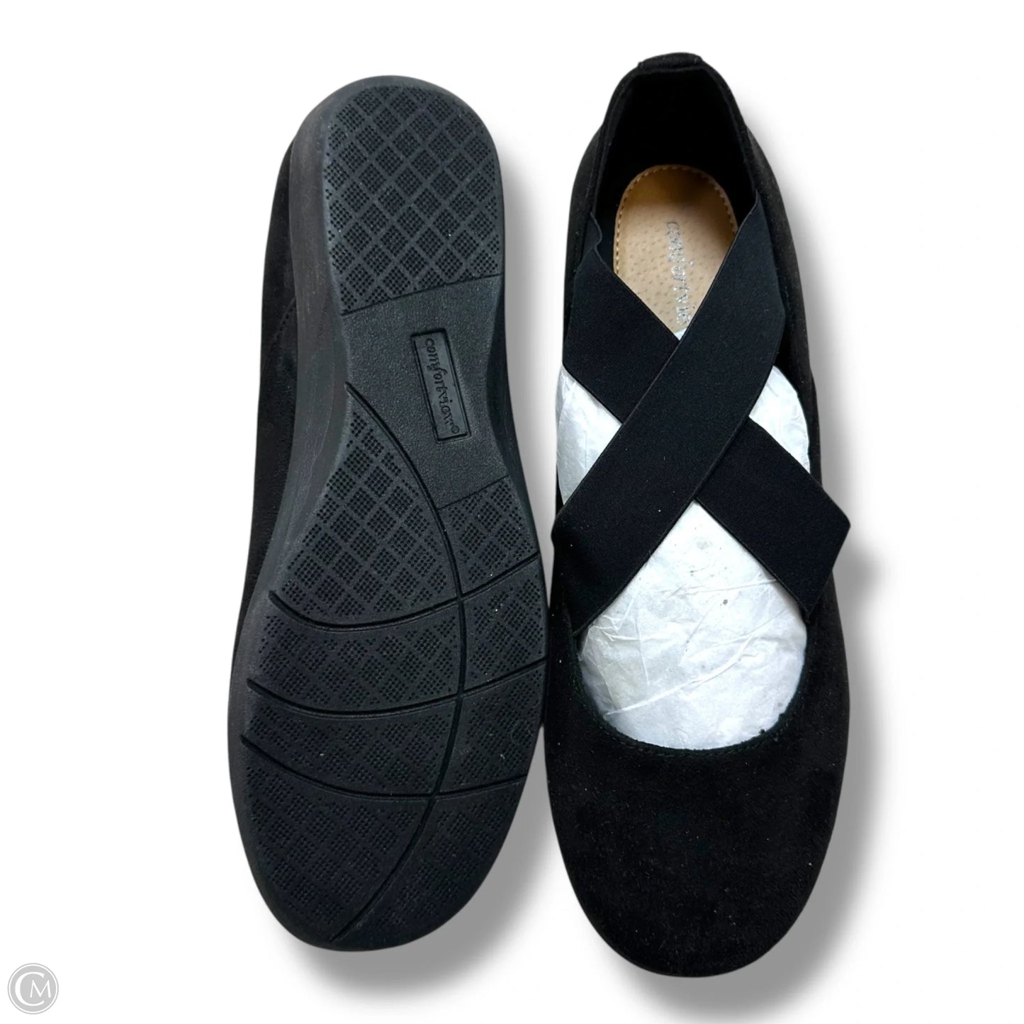 Shoes Flats By Comfortview In Black, Size: 11