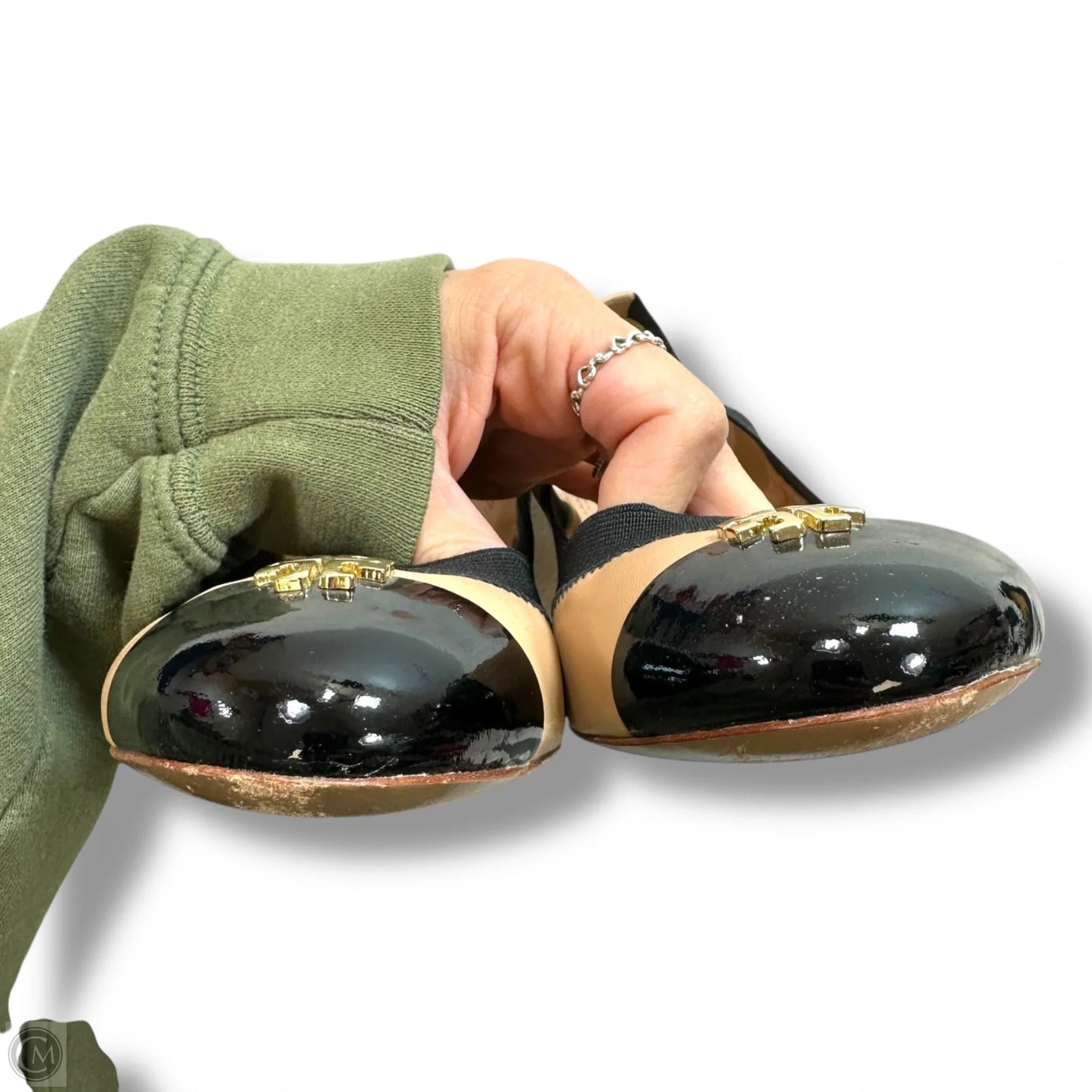 Shoes Designer By Tory Burch In Beige, Size: 10.5