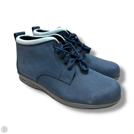 Boots Ankle Flats By Sas In Navy, Size: 10.5