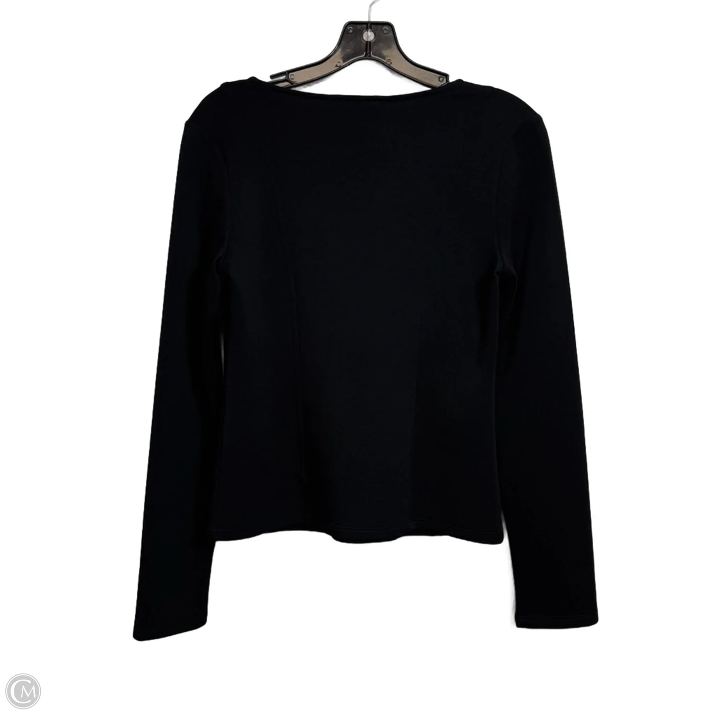 Top Long Sleeve By Banana Republic In Black, Size: S