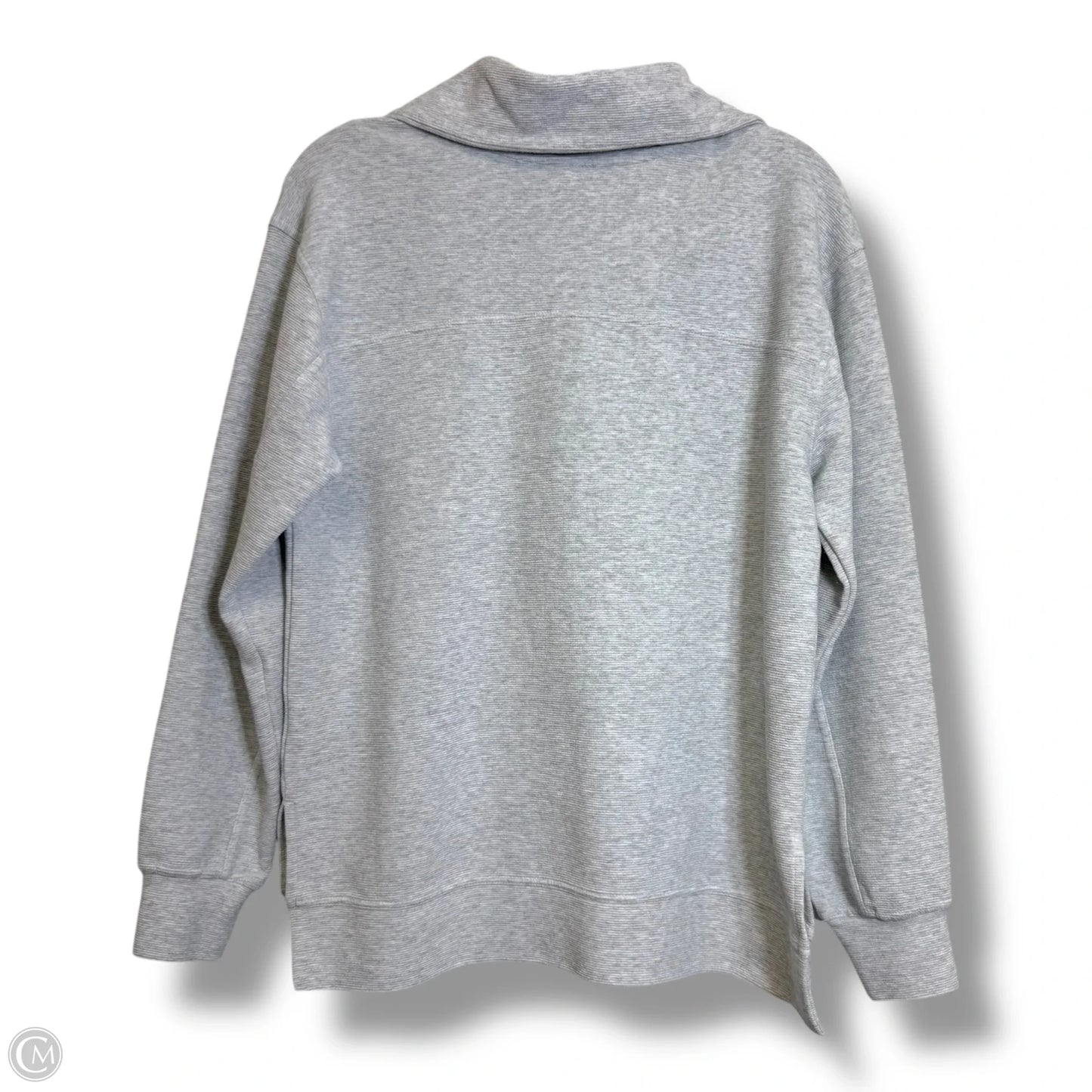 Sweatshirt Collar By Te Verde In Grey, Size: S