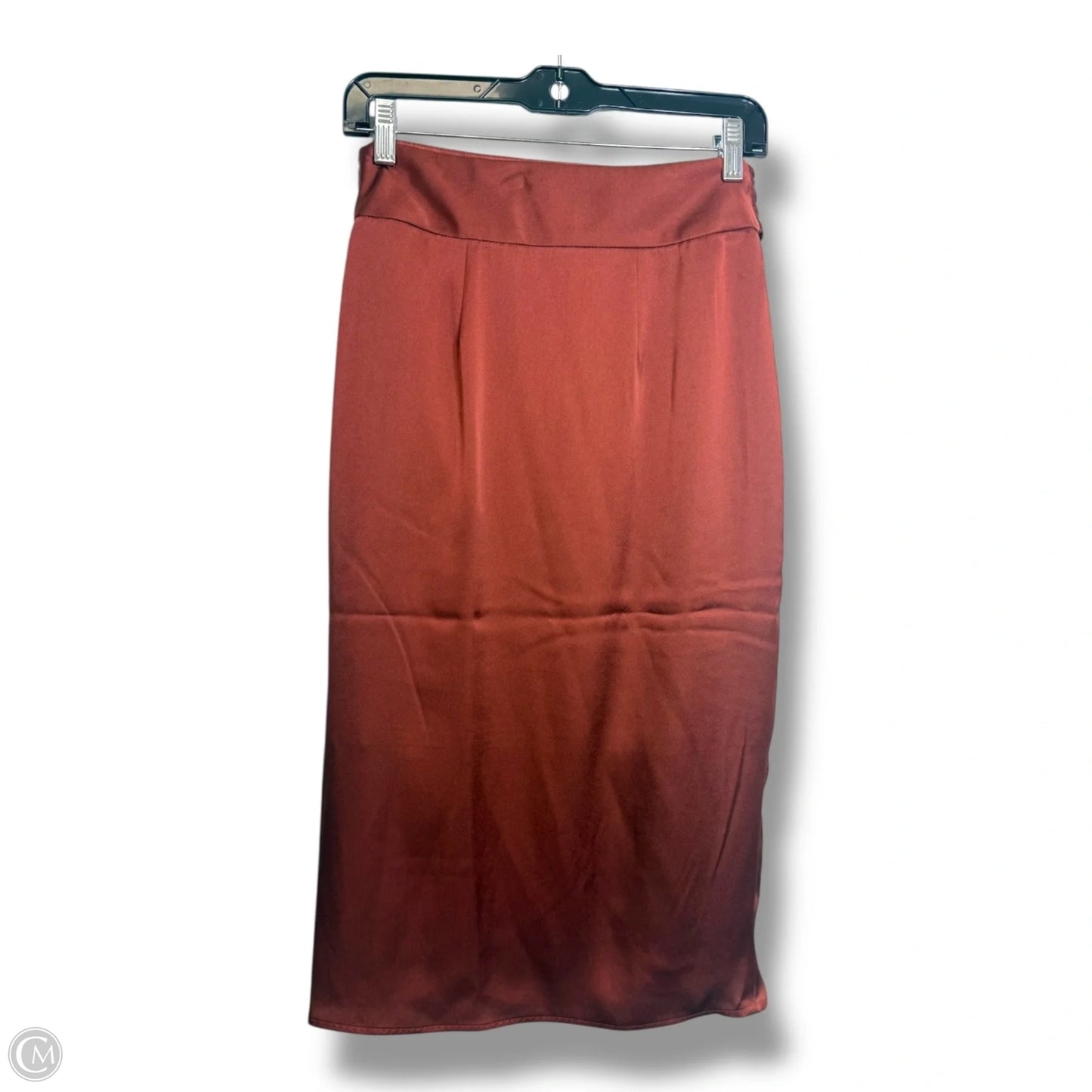 Skirt Midi By Express In Bronze, Size: S