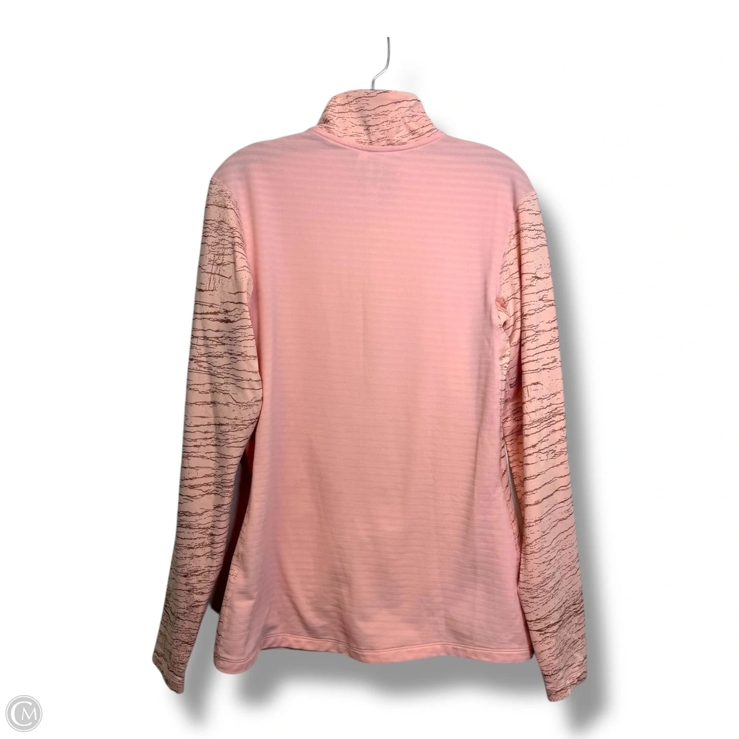 Athletic Jacket By Nike Apparel In Peach, Size: Xl