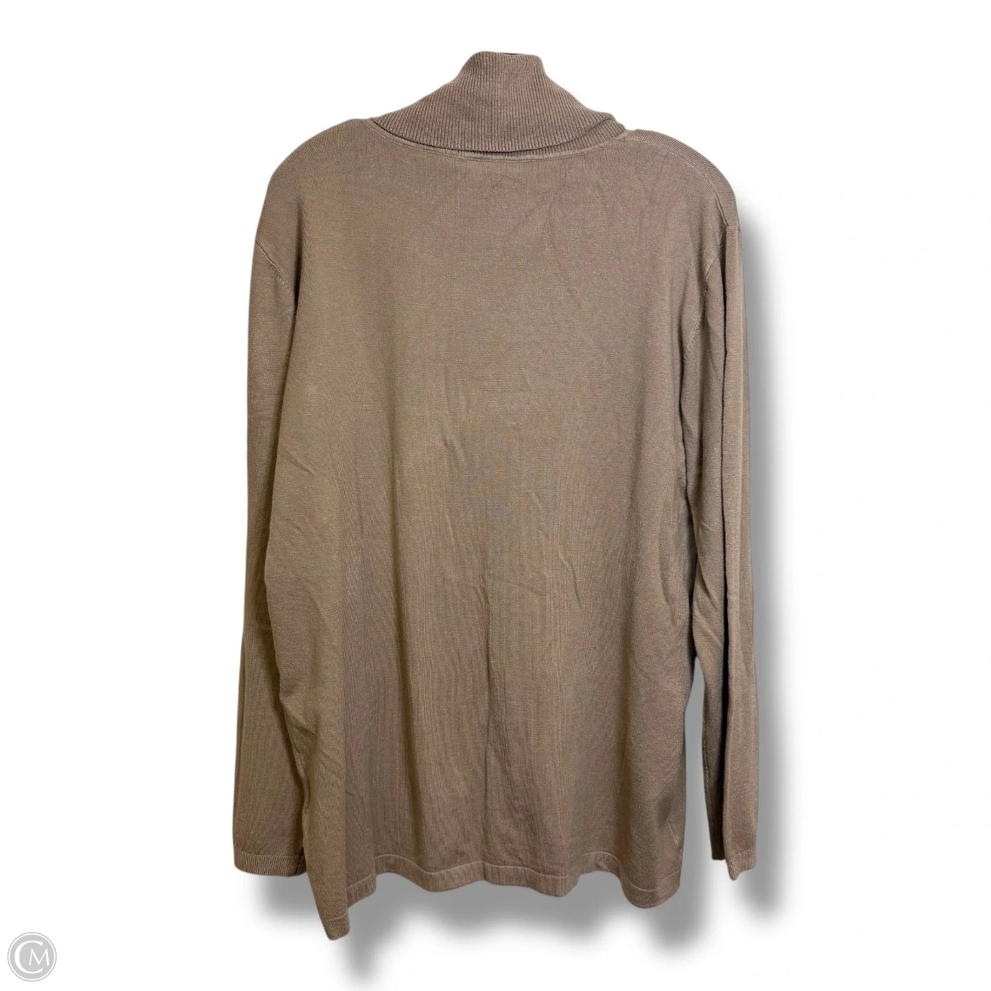 Top Long Sleeve By Clothes Mentor In Taupe, Size: Xl
