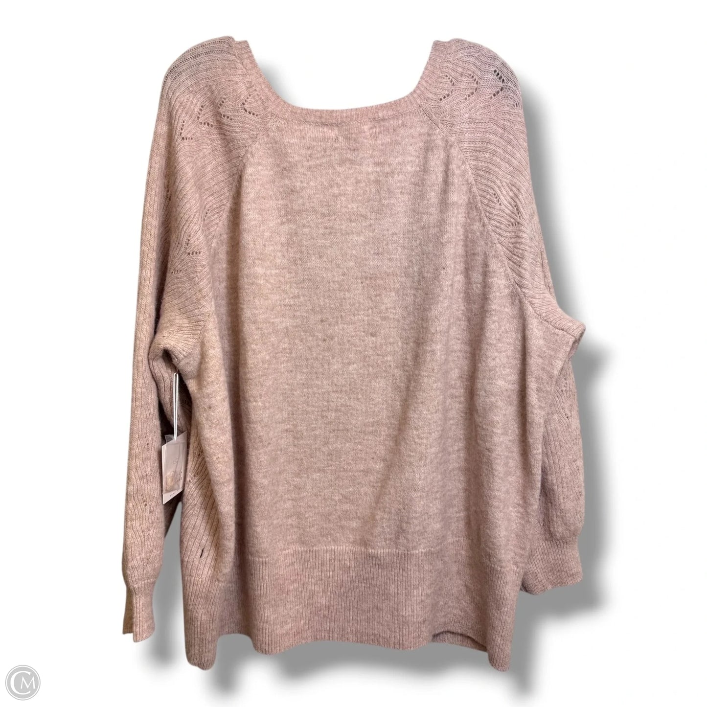 Sweater By Lc Lauren Conrad In Beige, Size: 3x