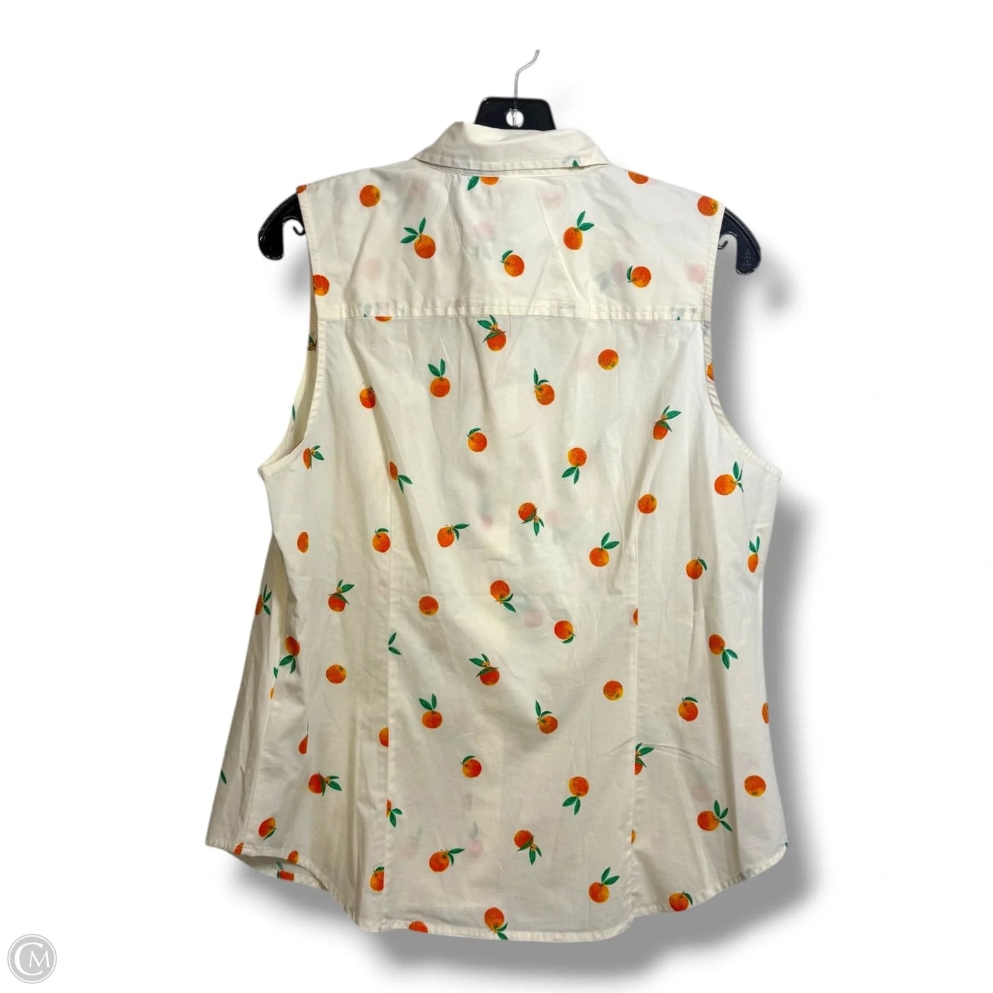 Top Sleeveless By J. Crew In Orange, Size: Xl