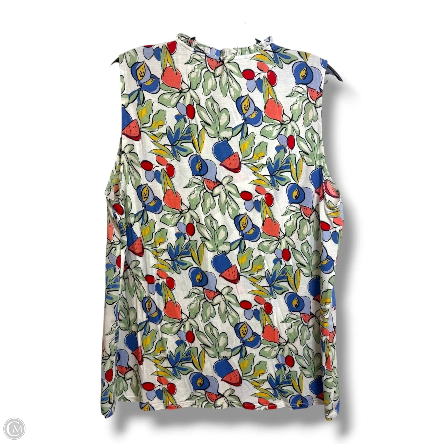 Top Sleeveless By Loft In Multi-colored, Size: L