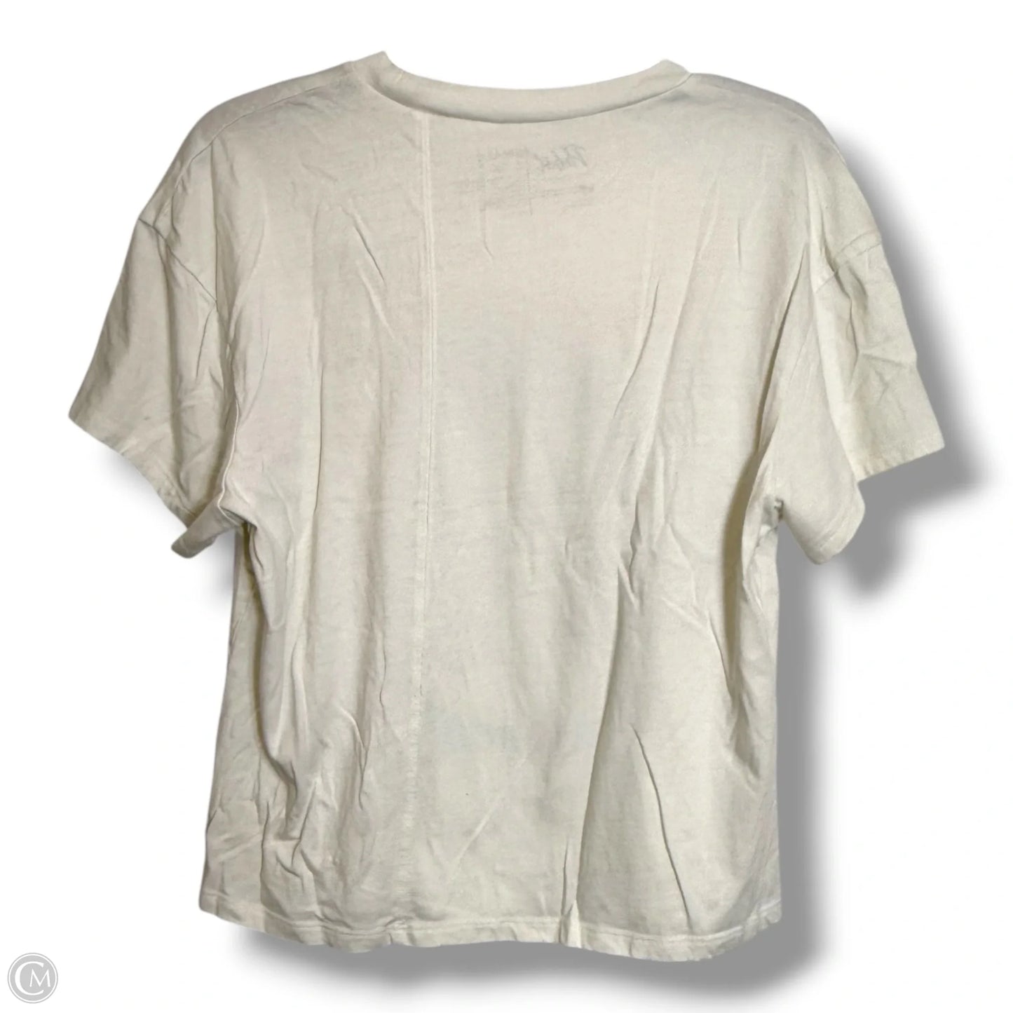 Top Short Sleeve Basic By Cmf In White, Size: S
