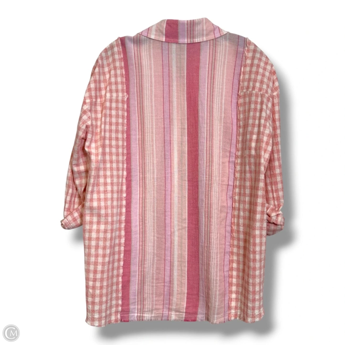 Top Long Sleeve By Bke In Pink, Size: S