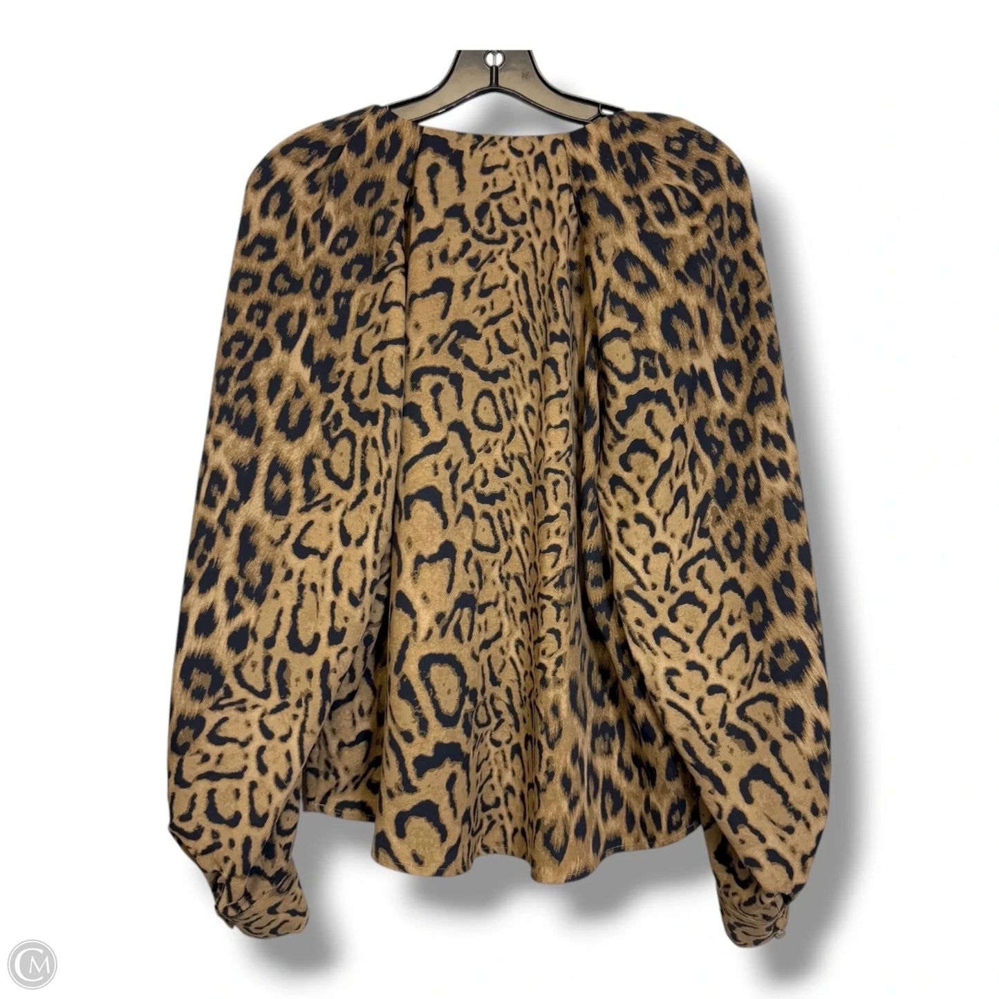 Top Long Sleeve By Express In Animal Print, Size: S