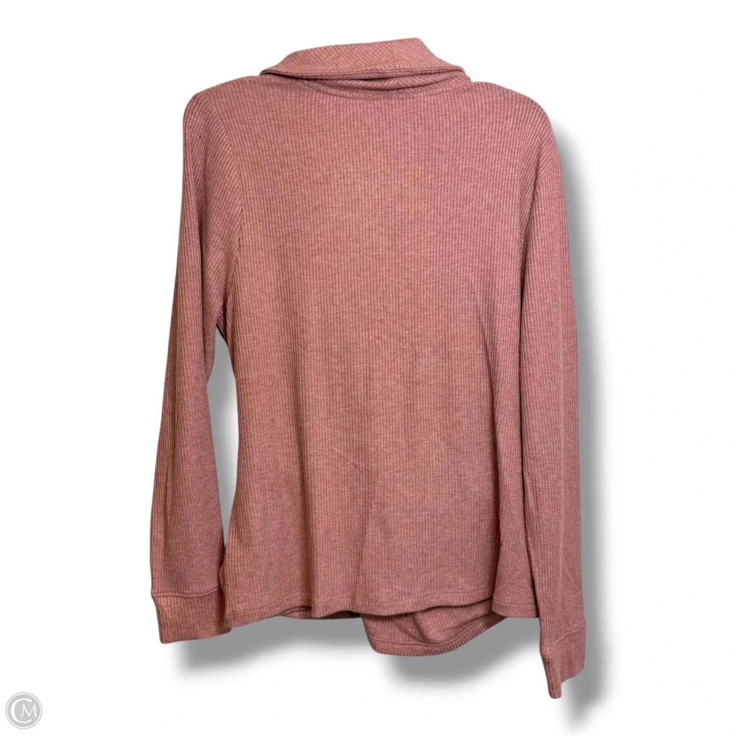 Top Long Sleeve By Lands End In Mauve, Size: L