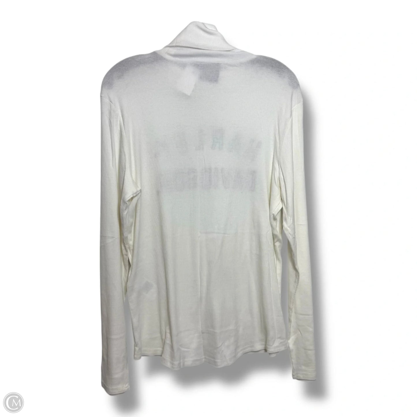 Top Long Sleeve By Harley Davidson In Ivory, Size: L