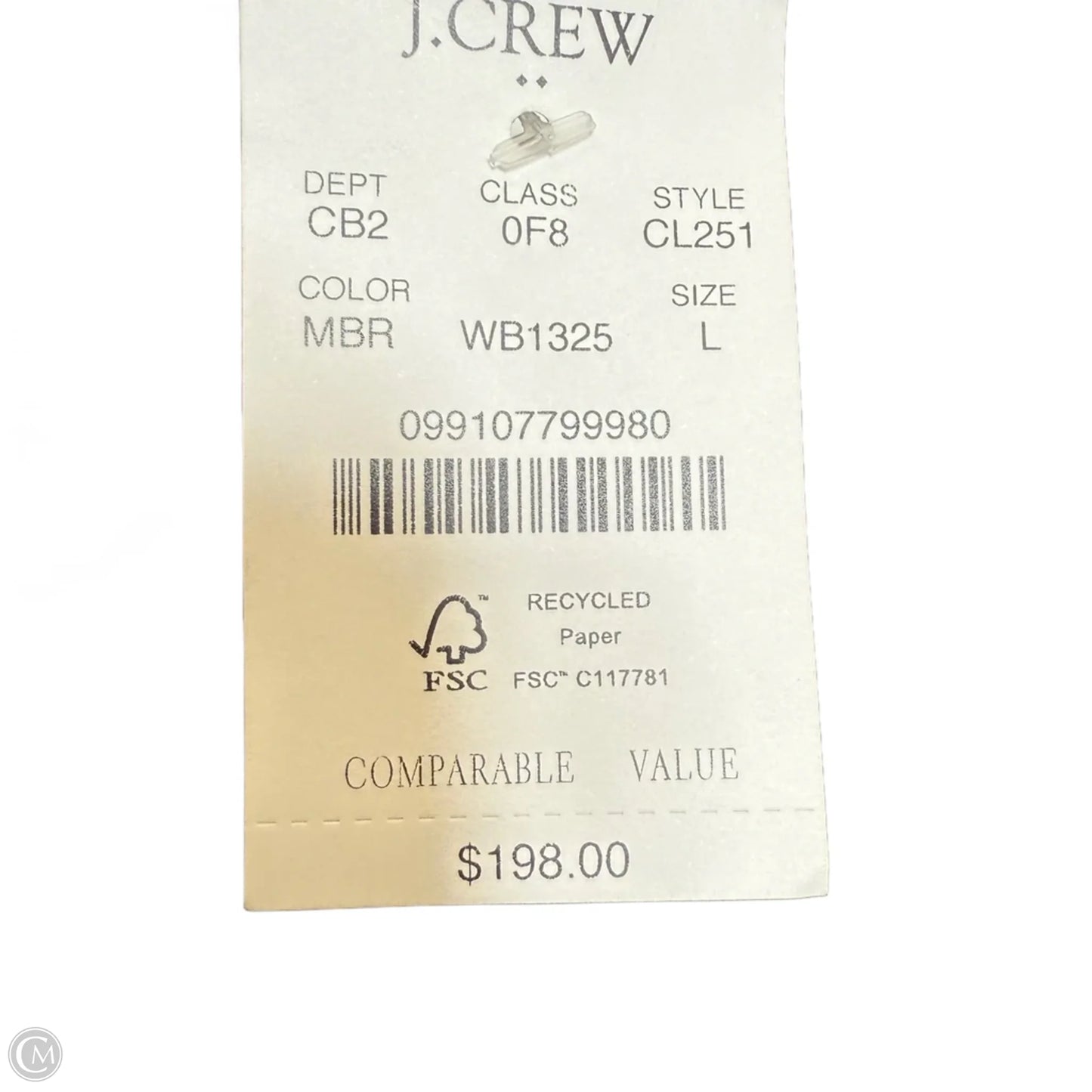Jacket Other By J. Crew In Green, Size: M
