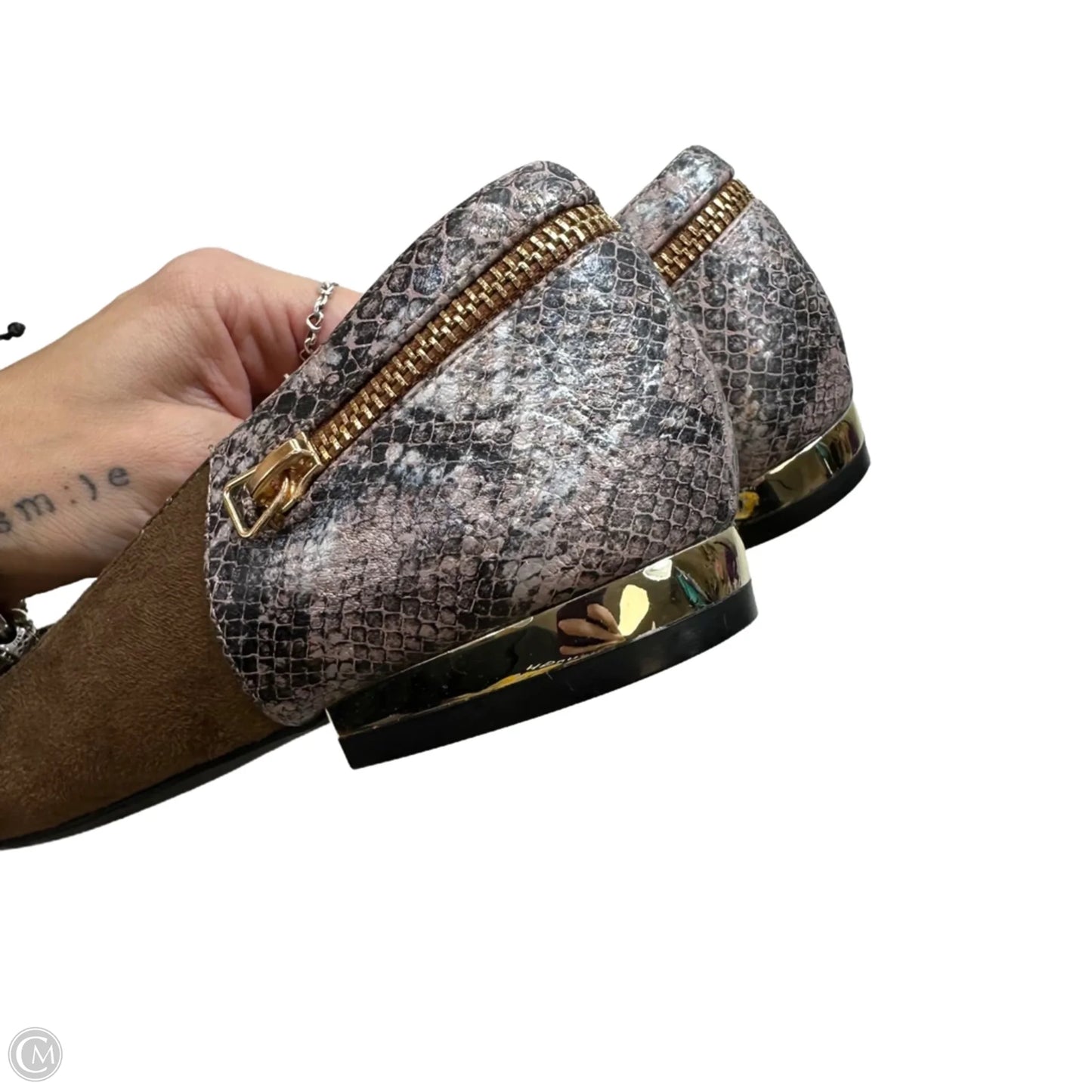 Shoes Flats By Bellini In Brown, Size: 8.5