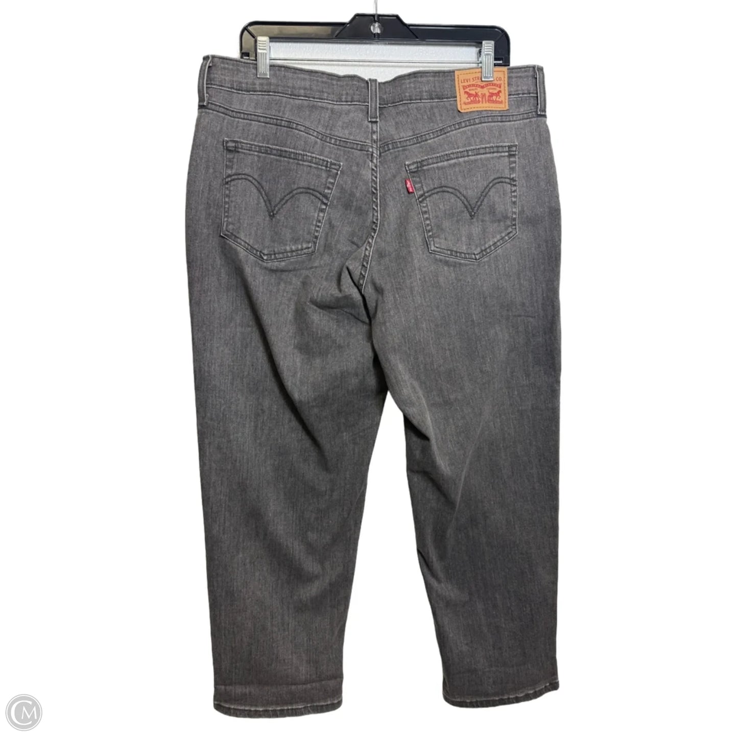 Jeans Boyfriend By Levis In Grey, Size: 16