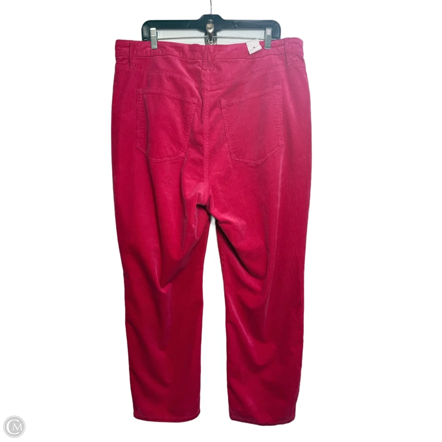 Pants Corduroy By Good American In Pink, Size: 16