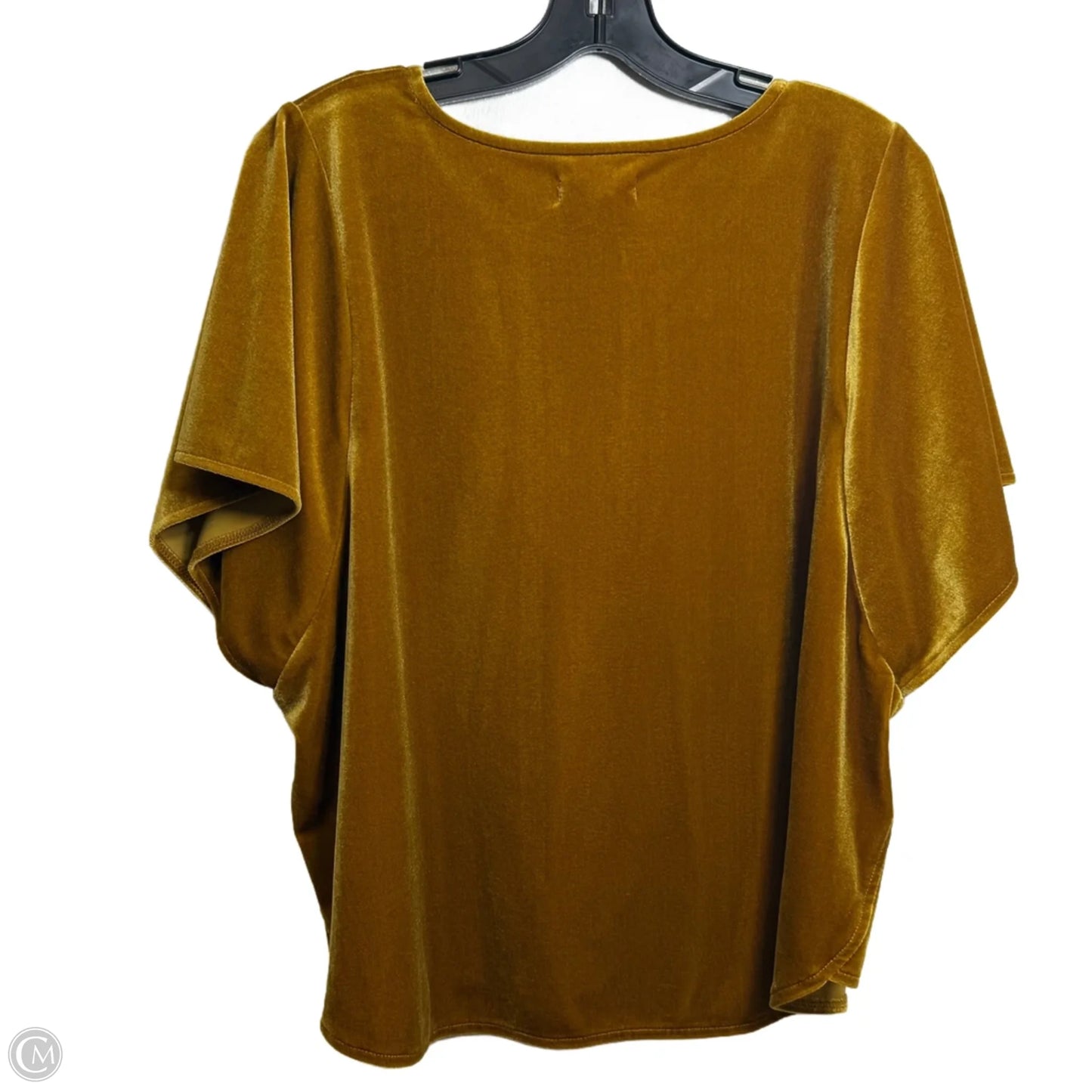 Top Short Sleeve By Madewell In Gold, Size: Xl