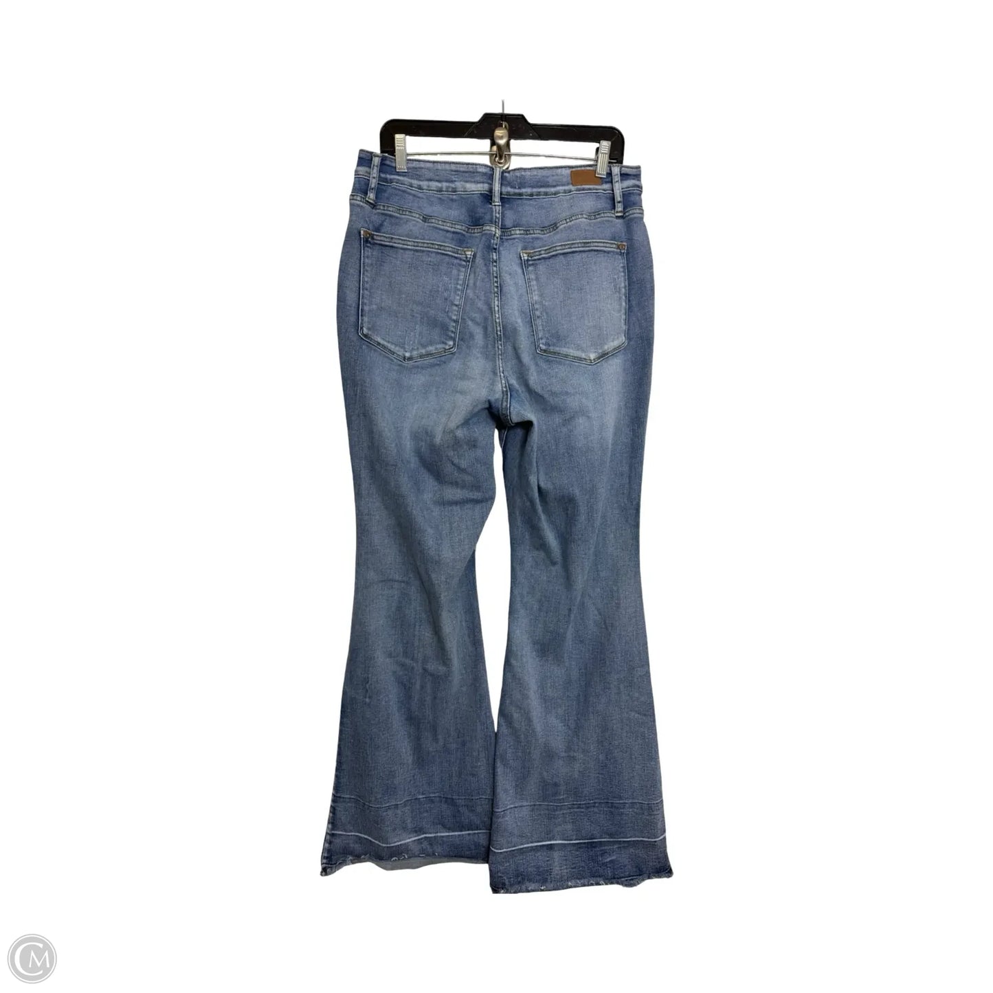 Jeans Flared By Judy Blue In Blue Denim, Size: 16