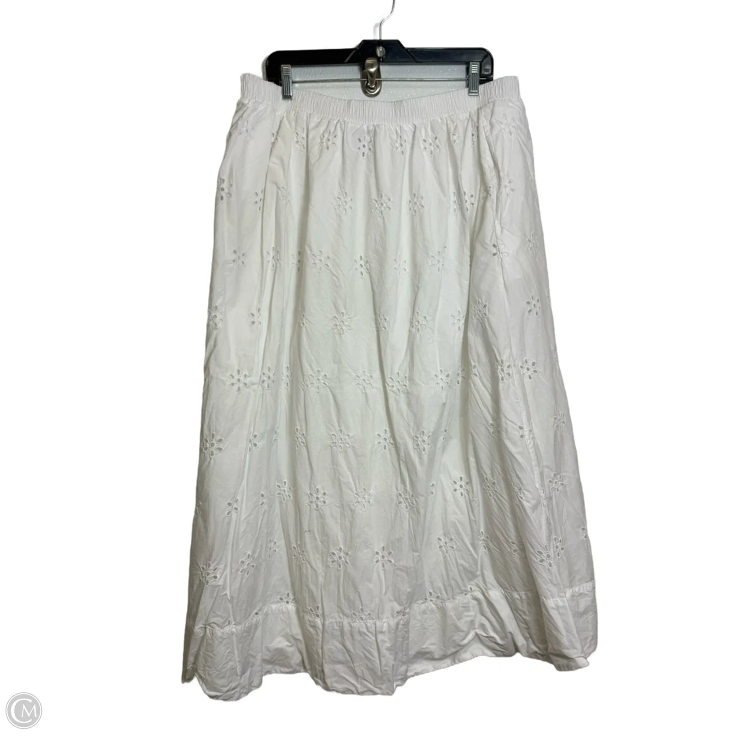 Skirt Midi By A New Day In White, Size: Xxl