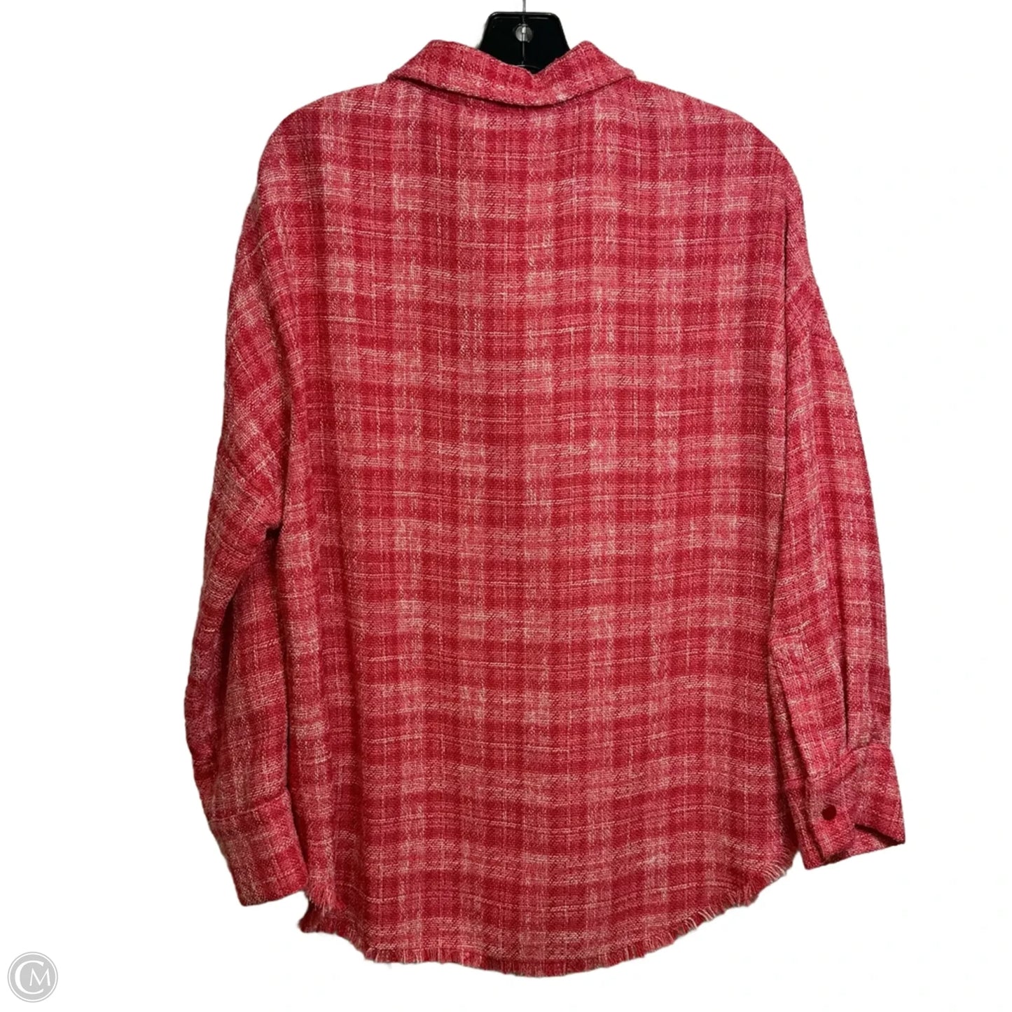 Top Long Sleeve By Zara In Coral, Size: S
